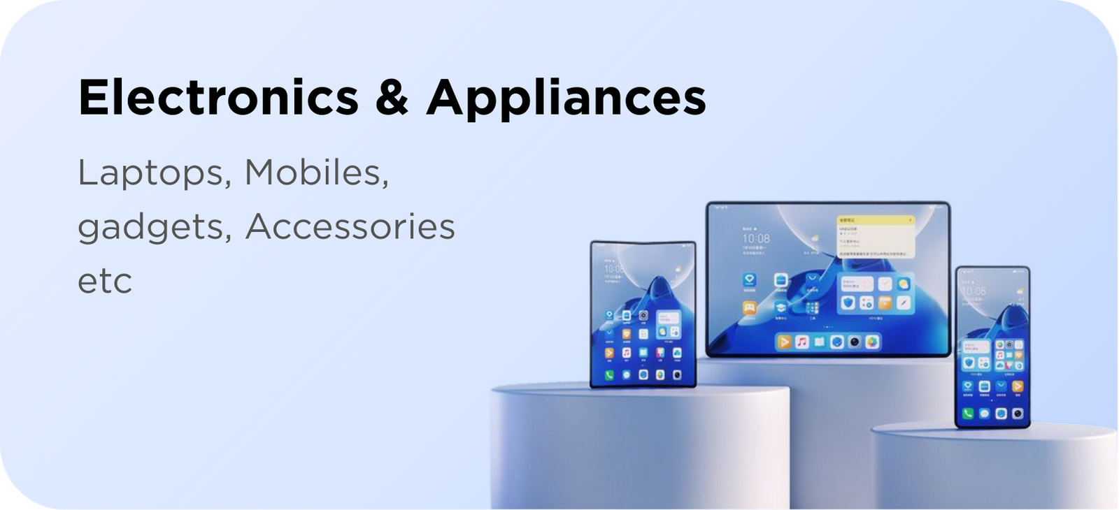 electronics and appliances category